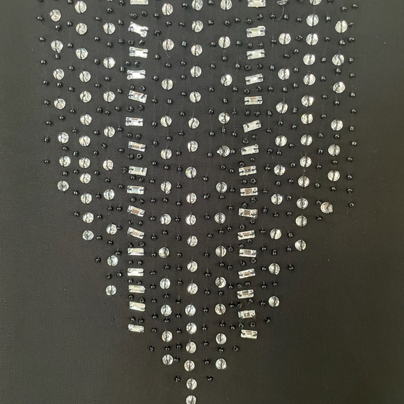 SOLD 2/$20๐ฅณ Black beaded tank - Picture 3 of 4